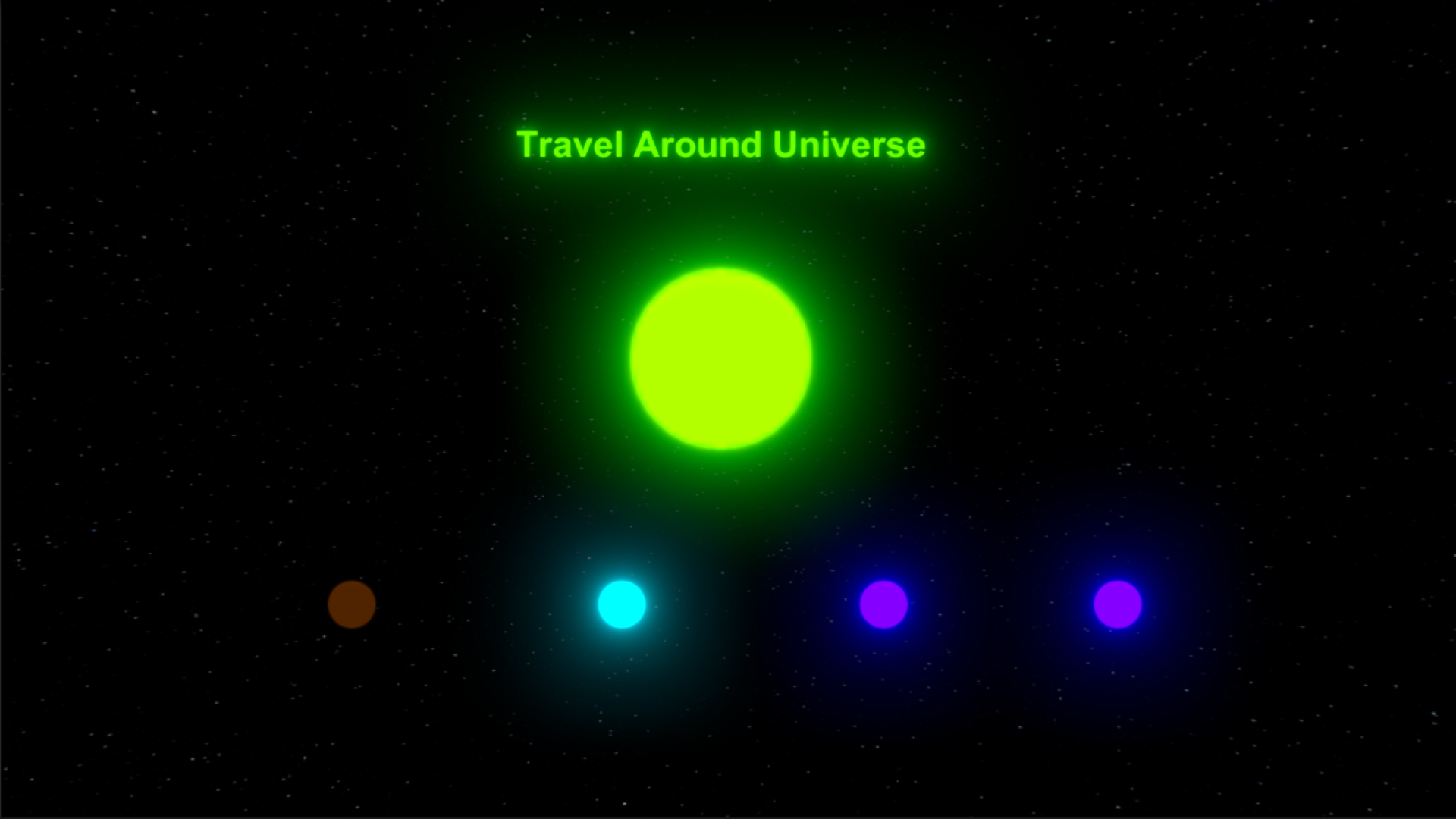 Travel Around Universe游戏截图
