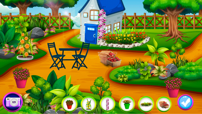 Flower Garden Decorator Game游戏截图