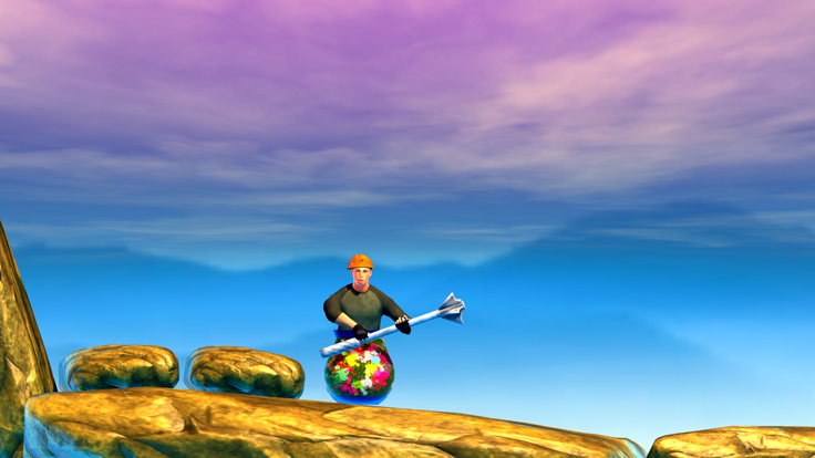 Pot Man Mountain Climbing Game游戏截图