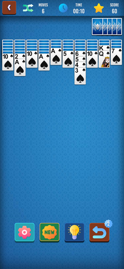 Classic Spider Solitaire Game游戏截图