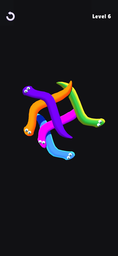 Sort Snakes: Sorting Game游戏截图