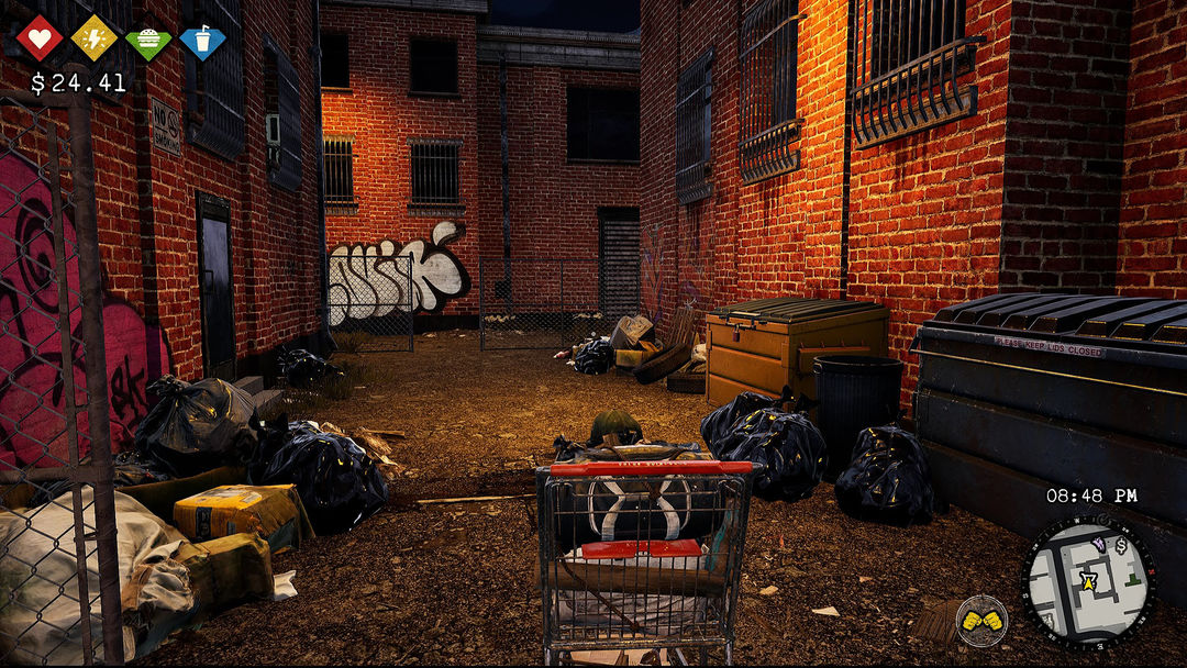 流浪汉模拟器游戏截图