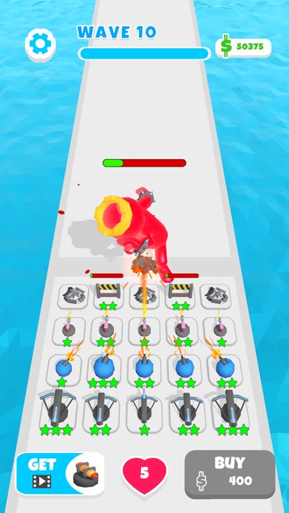 Gun Merge: Battle Defense游戏截图