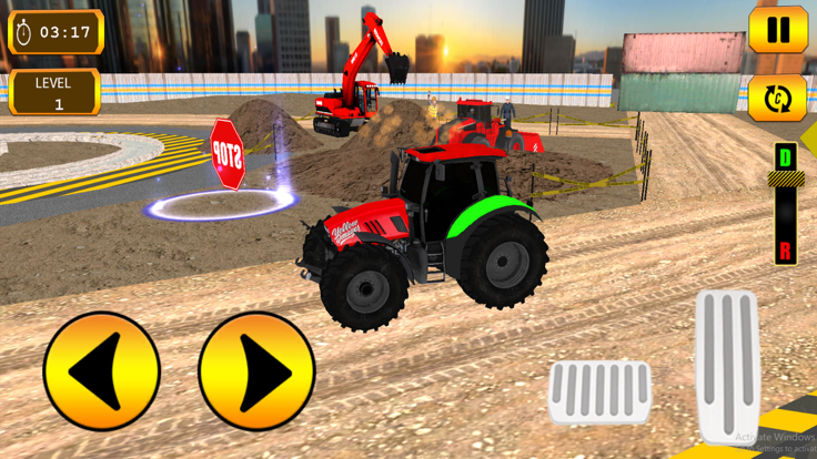 JCB Snow Excavator Game 3D游戏截图