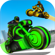 Light Bike Stunt Racing Game