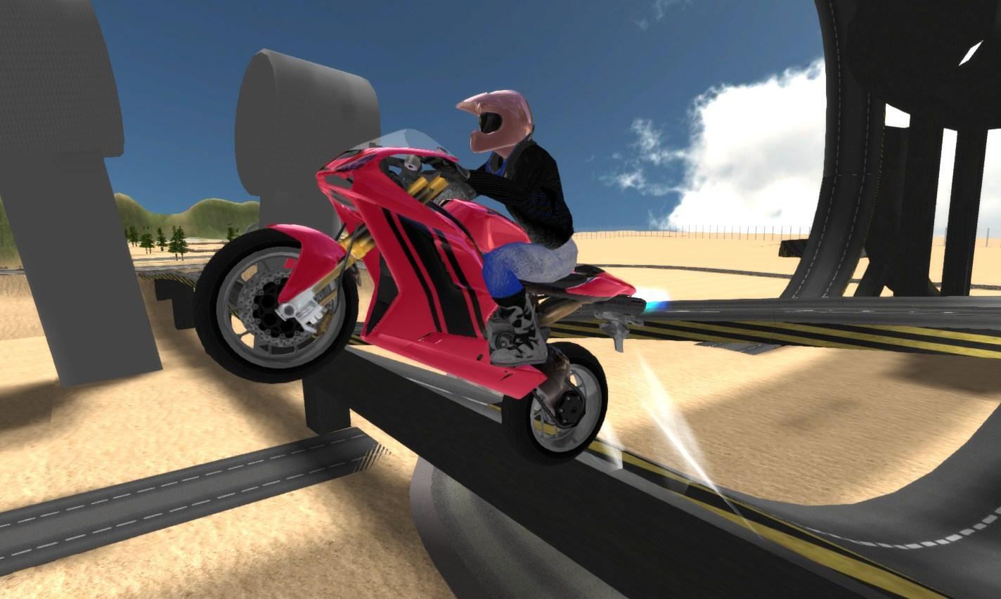 Screenshot of Extreme Bike Race Driving