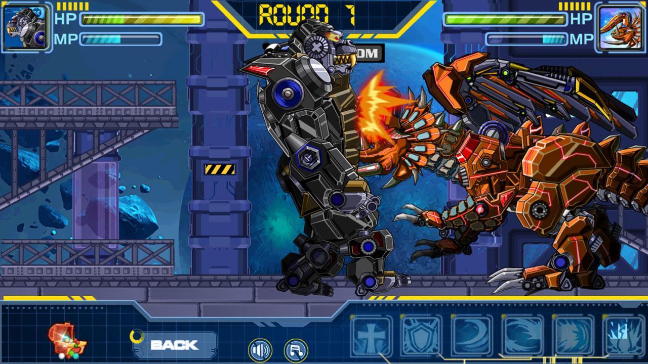 Screenshot of Toy Robot War: Triceratops