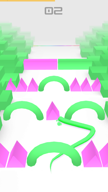 Color Snake 3D.游戏截图