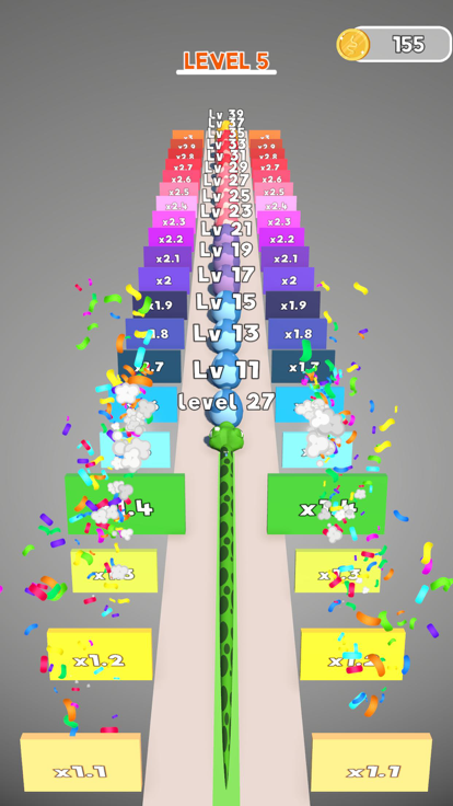 Level Up Snakes!游戏截图