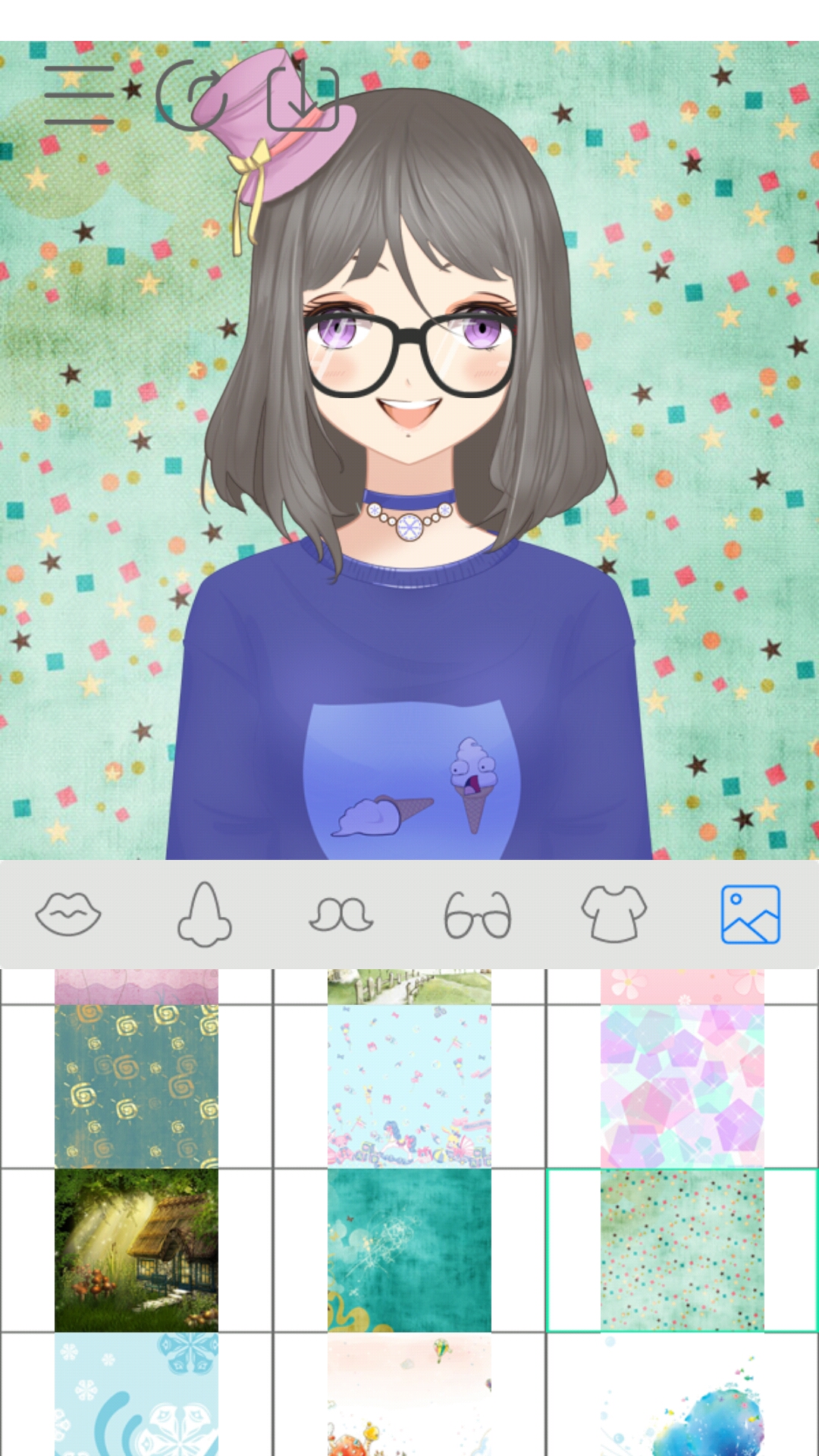 动漫头像制作游戏截图