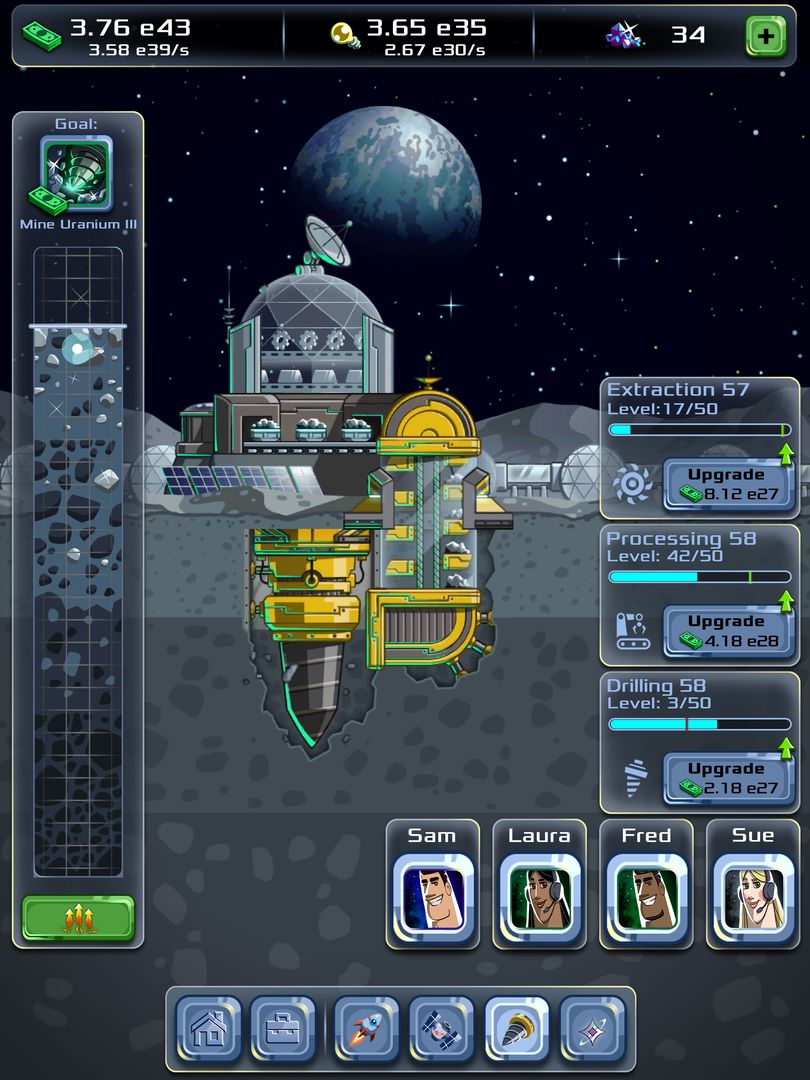 Screenshot of Idle Tycoon: Space Company