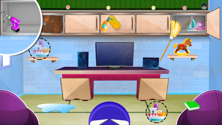 凌乱的房子壁橱清理游戏截图