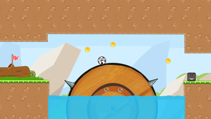 Bossy Ball 4 - 红球游戏游戏截图