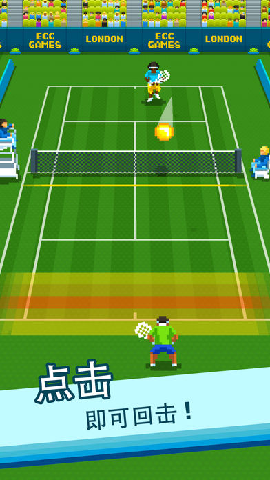 One Tap Tennis游戏截图