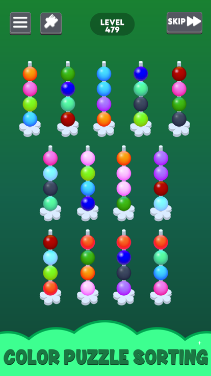 Ball Hoop Stack: Ball Sort 3D游戏截图