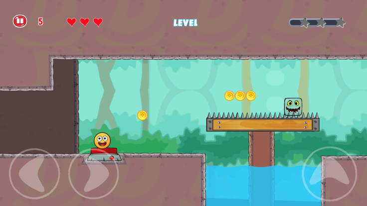 Bossy Ball 4 - 红球游戏游戏截图