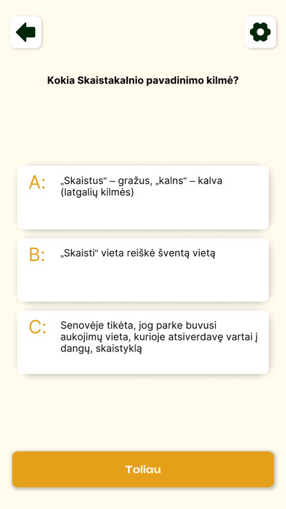 Atrask Skaistakalnį游戏截图