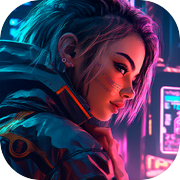 Cyber Night Neon City Arpg War