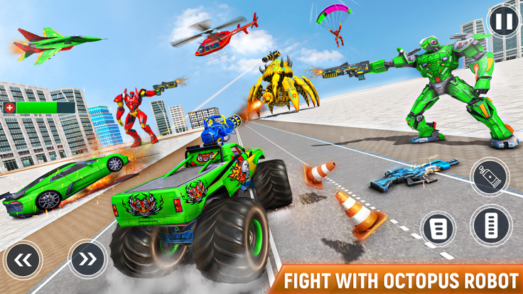 章鱼机器人汽车游戏 3D-战争游戏截图
