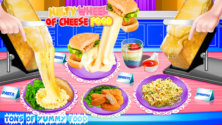 Melted Wheel Of Cheese Foods!游戏截图
