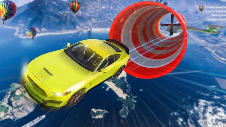 汽车特技赛车:汽车游戏游戏截图