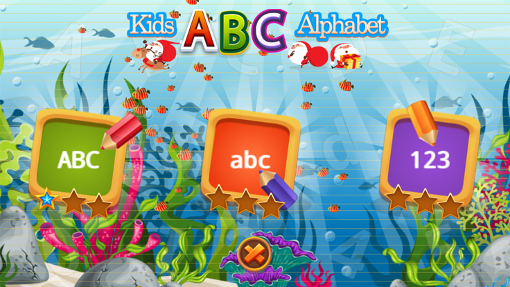 Abc字母表学习＆数字追踪为小孩游戏截图