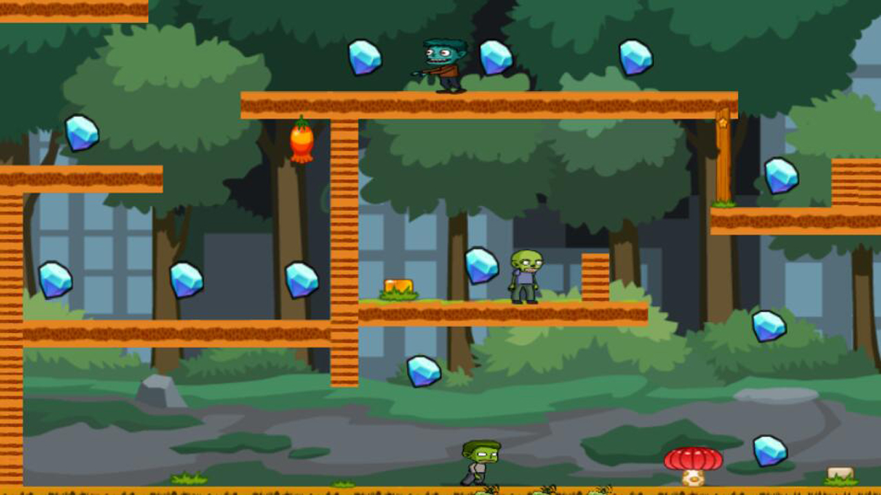 冰火人大战僵尸游戏截图