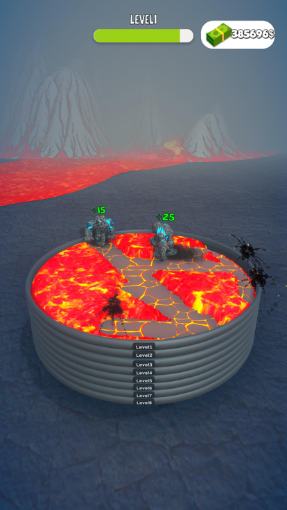 Merge Master: Melt Monsters游戏截图