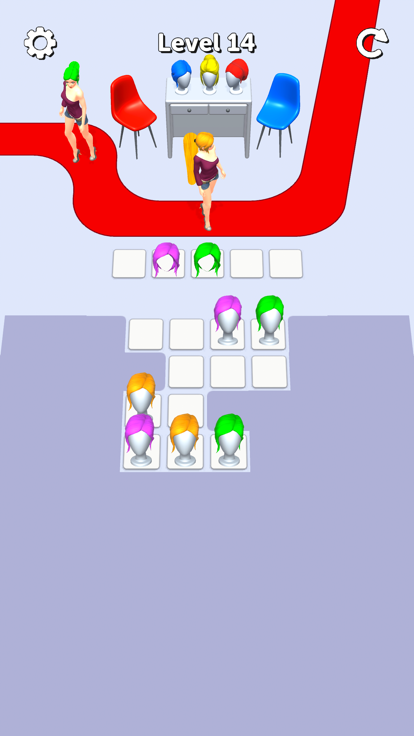 Wig Selection游戏截图