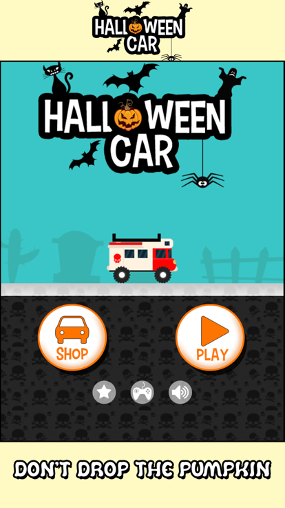 Halloween Car Racing and Balance游戏截图