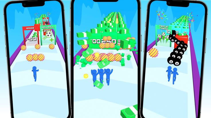 Ball Toss Race游戏截图