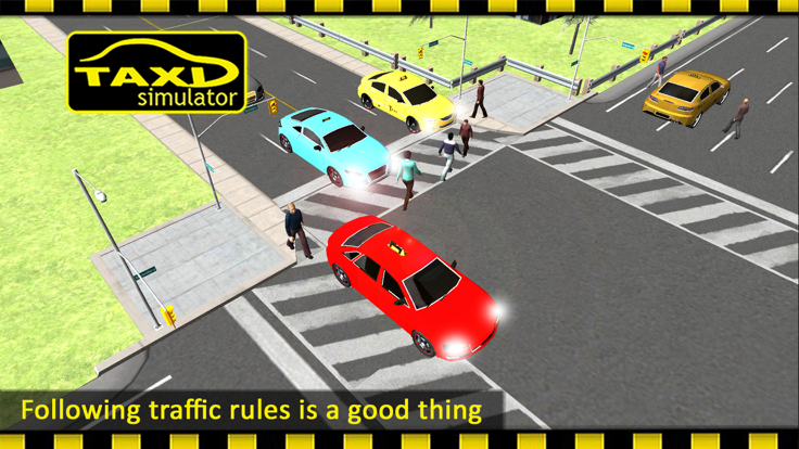 3D Taxi Simulator - Public transport service & parking stand simulation game游戏截图