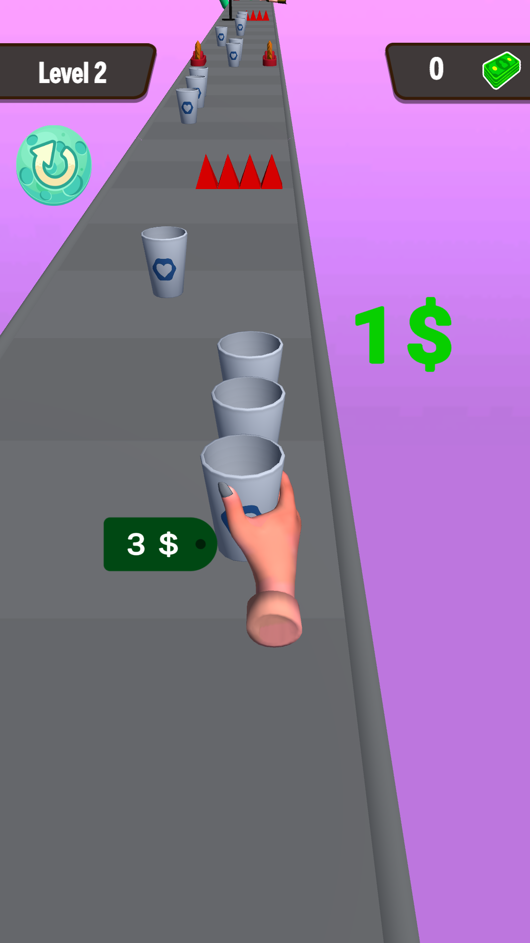 咖啡杯酷跑游戏截图