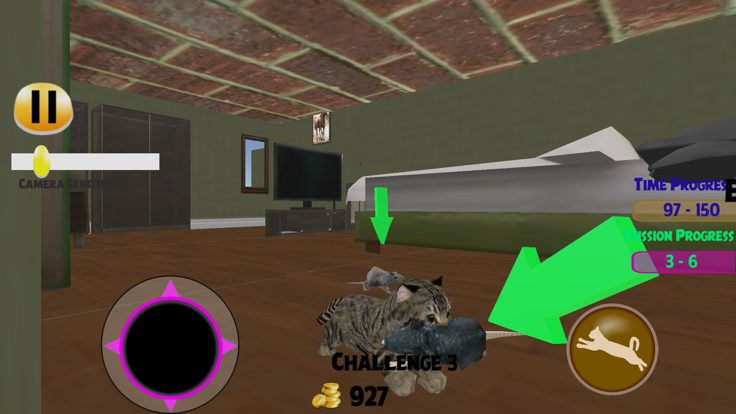 Kitten Cat Craft :Smash Room游戏截图