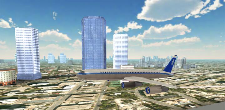 Flight Simulator City Airplane游戏截图