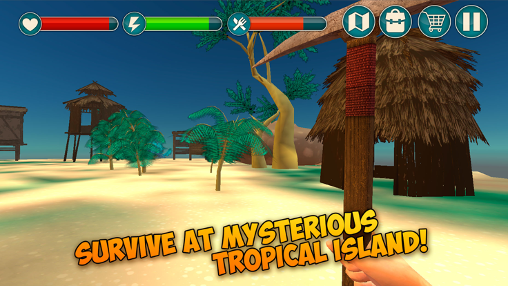 Pixel Tropical Island Survival 3D游戏截图