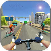 Bicycle City Rider: Endless Highway Racer