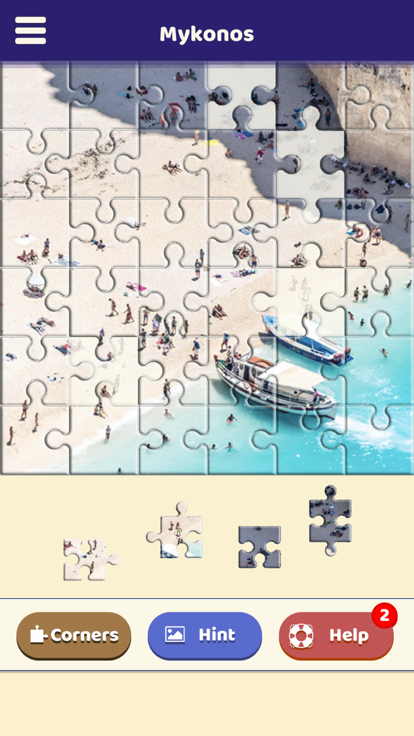 Mykonos Sightseeing Puzzle游戏截图