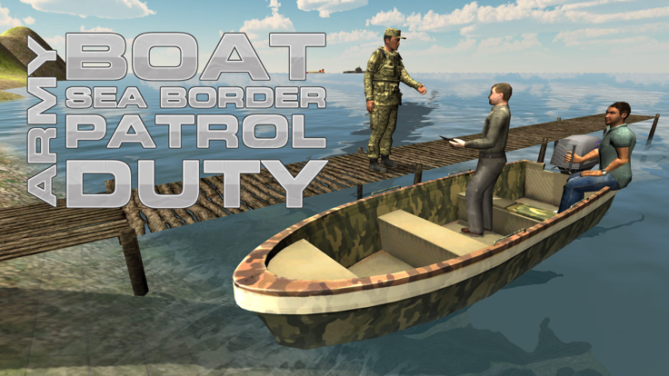 军船海上边境巡逻 - 真正的小型船舶航行及射击模拟器游戏游戏截图