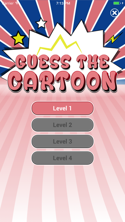 猜卡通人物 - 暗影测验游戏截图