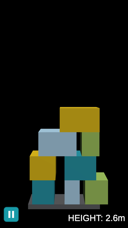 太空塔 - 堆叠积木游戏截图