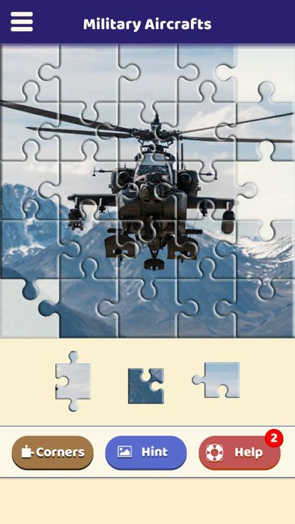 Military Aircrafts Puzzle游戏截图