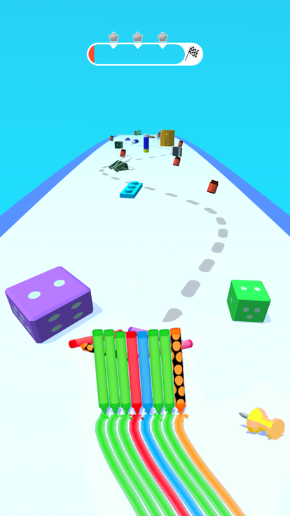 Pencil Runner 3D -Perfect Rush游戏截图