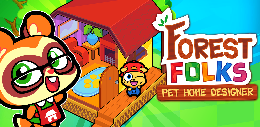 Forest Folks - Cute Pet Home Design Game游戏截图