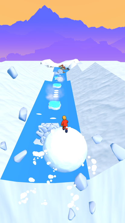 Snowball Run!游戏截图