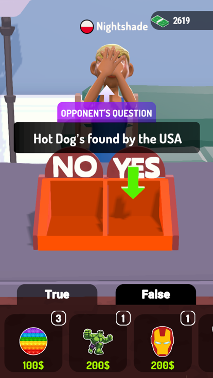Yes or No Challenge 3D游戏截图