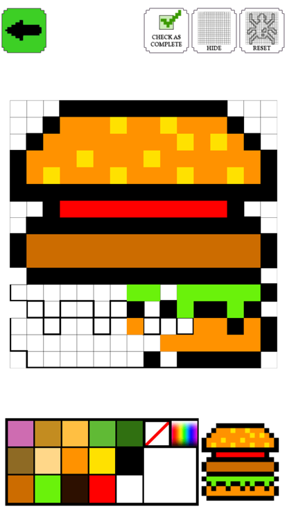 着色像素16x16游戏截图