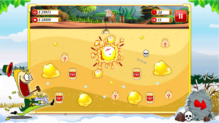 Gold Miner Deluxe Edition Pro游戏截图