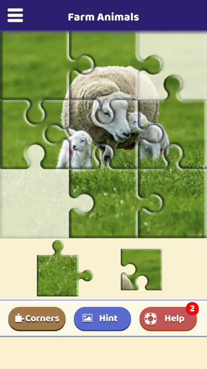 Farm Animals Jigsaw Puzzle游戏截图