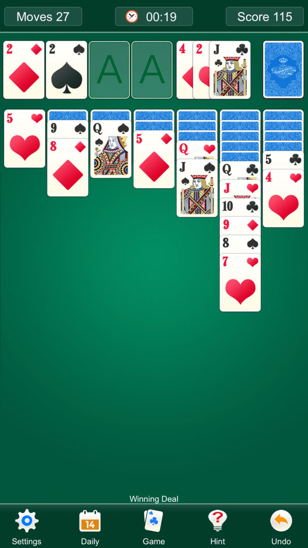 Screenshot of Solitaire - Solitaire Card Game